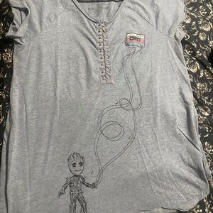 Kid Groot Grey Blouse